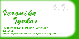 veronika tyukos business card